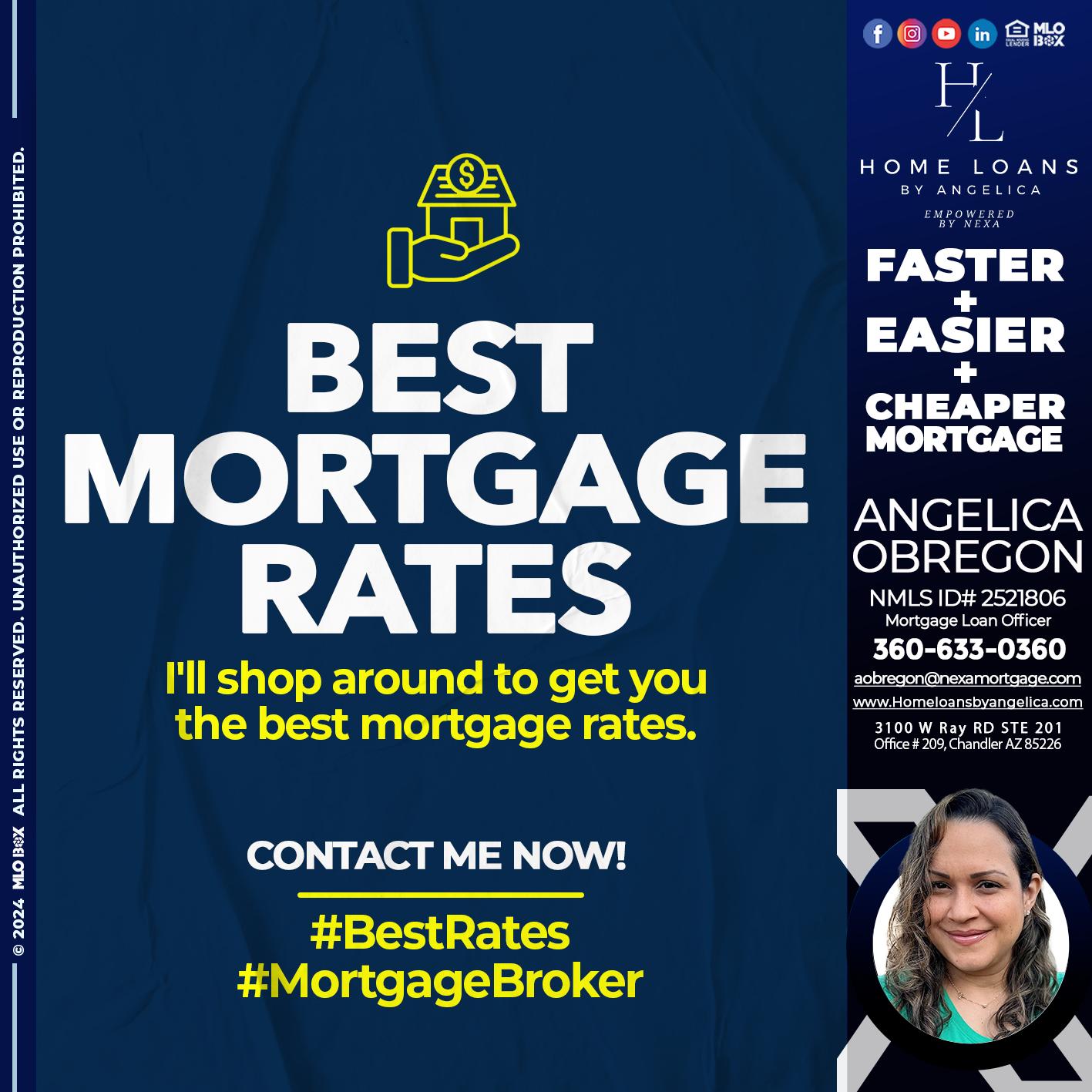 BEST MORTGAGE - Angelica Obregon -Mortgage Loan Officer