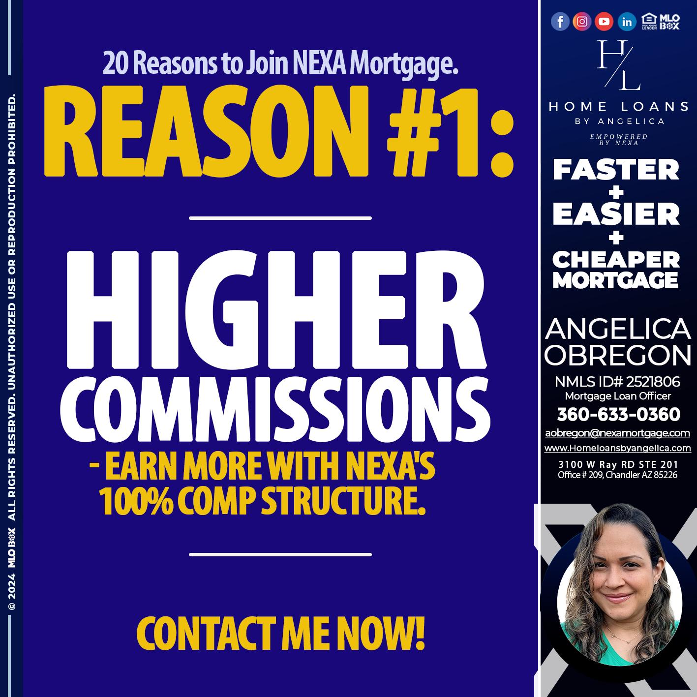 REASON 1 - Angelica Obregon -Mortgage Loan Officer