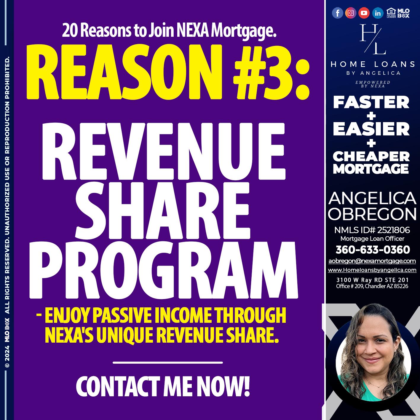 REASON 3 - Angelica Obregon -Mortgage Loan Officer