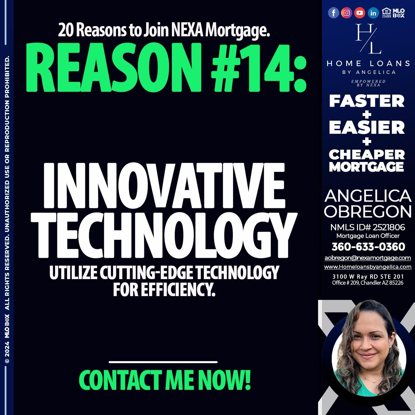 REASON 14 - Angelica Obregon -Mortgage Loan Officer