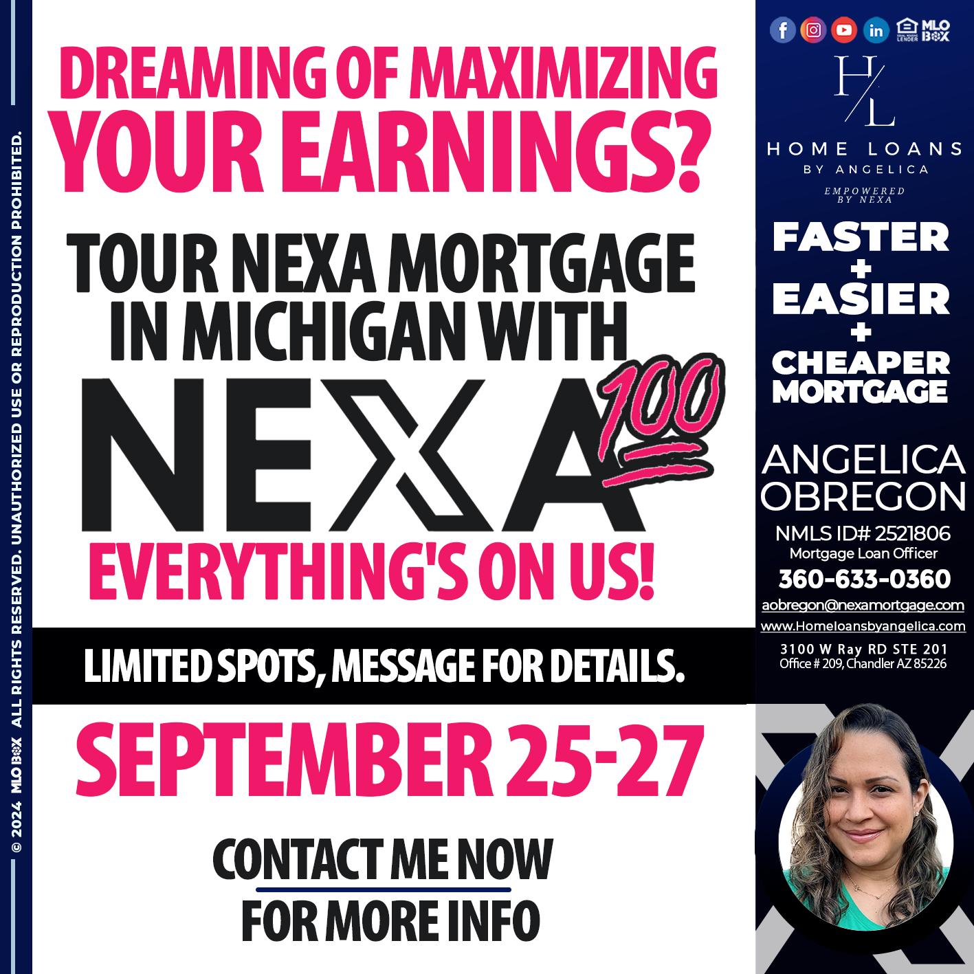 NEXA 100 - Angelica Obregon -Mortgage Loan Officer